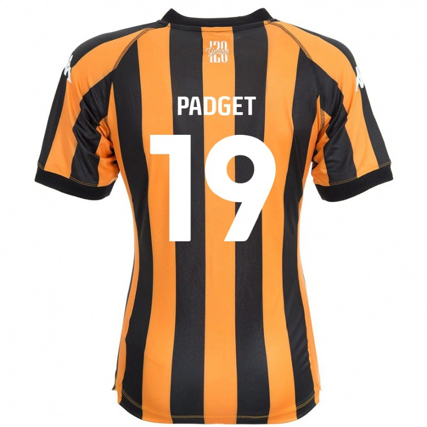 Danxen Mænd Bethany Padget #19 Sort Rav Hjemmebane Spillertrøjer 2024/25 Trøje T-Shirt