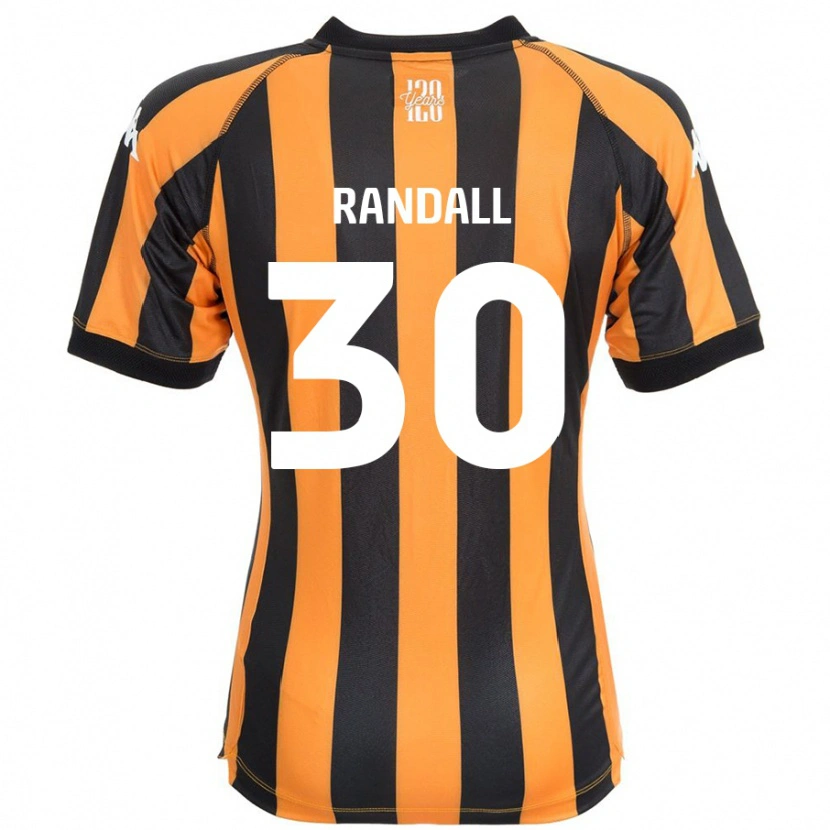 Danxen Mænd Jennifer Randall #30 Sort Rav Hjemmebane Spillertrøjer 2024/25 Trøje T-Shirt