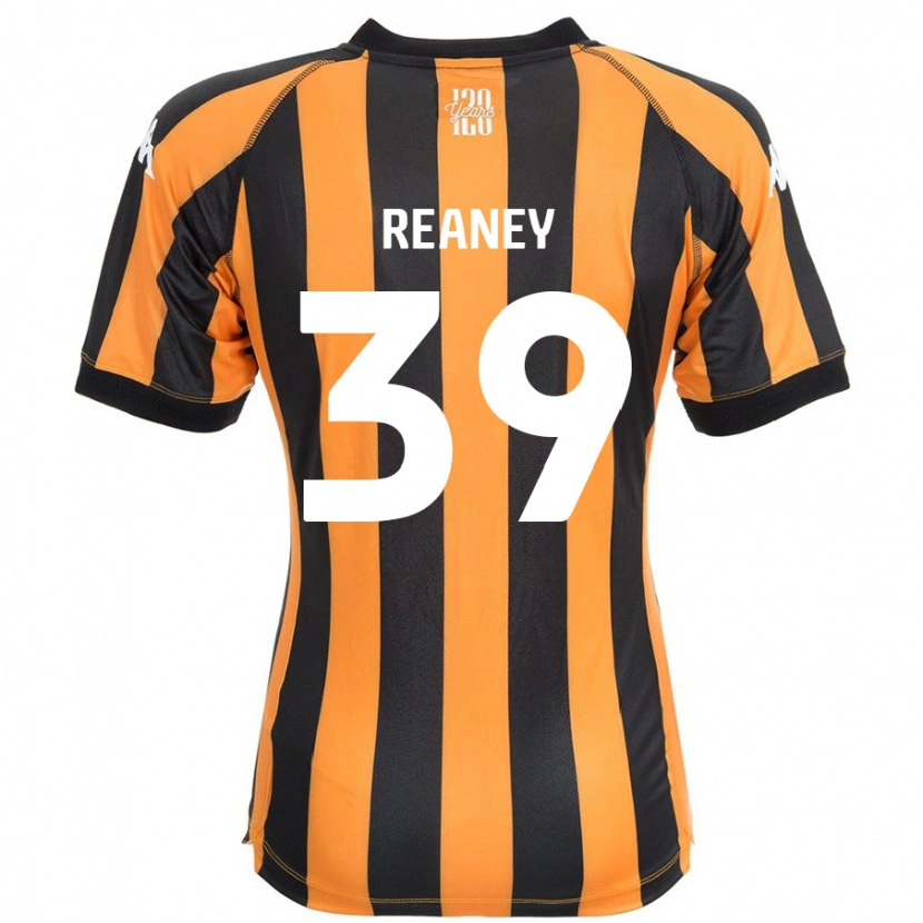 Danxen Mænd Mollie Reaney #39 Sort Rav Hjemmebane Spillertrøjer 2024/25 Trøje T-Shirt