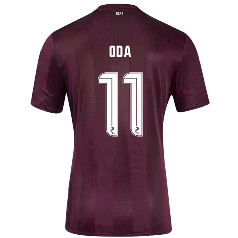 Danxen Mænd Yutaro Oda #11 Bourgogne Hjemmebane Spillertrøjer 2024/25 Trøje T-Shirt