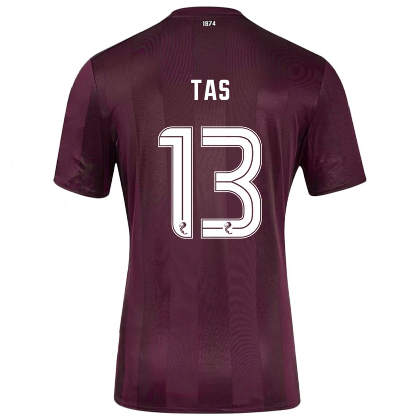 Danxen Mænd Lyndon Tas #13 Bourgogne Hjemmebane Spillertrøjer 2024/25 Trøje T-Shirt