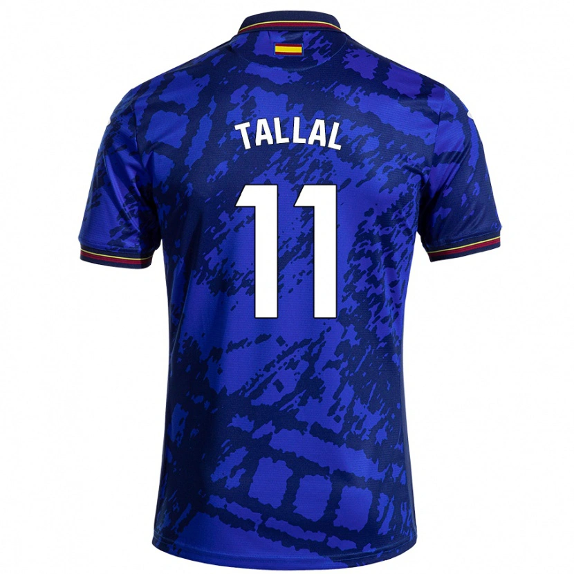 Danxen Mænd Yassin Tallal #11 Mørkere Blå Hjemmebane Spillertrøjer 2024/25 Trøje T-Shirt