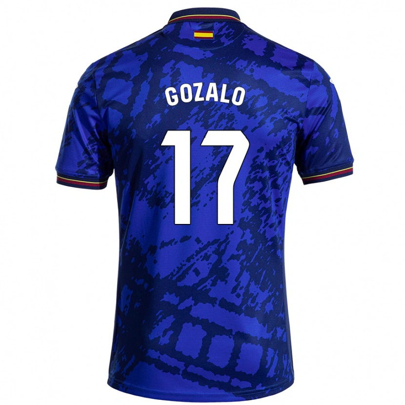 Danxen Mænd Marcos Gozalo #17 Mørkere Blå Hjemmebane Spillertrøjer 2024/25 Trøje T-Shirt