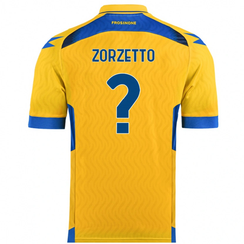 Danxen Mænd Bruno Zorzetto #0 Gul Hjemmebane Spillertrøjer 2024/25 Trøje T-Shirt