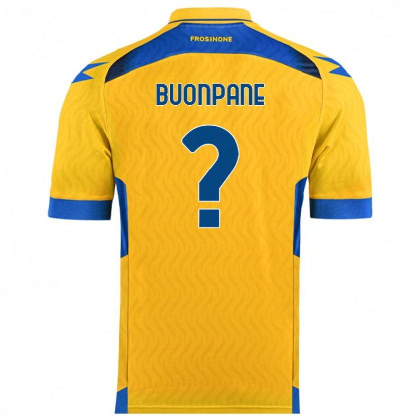 Danxen Mænd Davide Buonpane #0 Gul Hjemmebane Spillertrøjer 2024/25 Trøje T-Shirt
