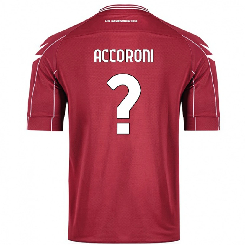 Danxen Mænd Nicolas Accoroni #0 Bourgogne Hjemmebane Spillertrøjer 2024/25 Trøje T-Shirt