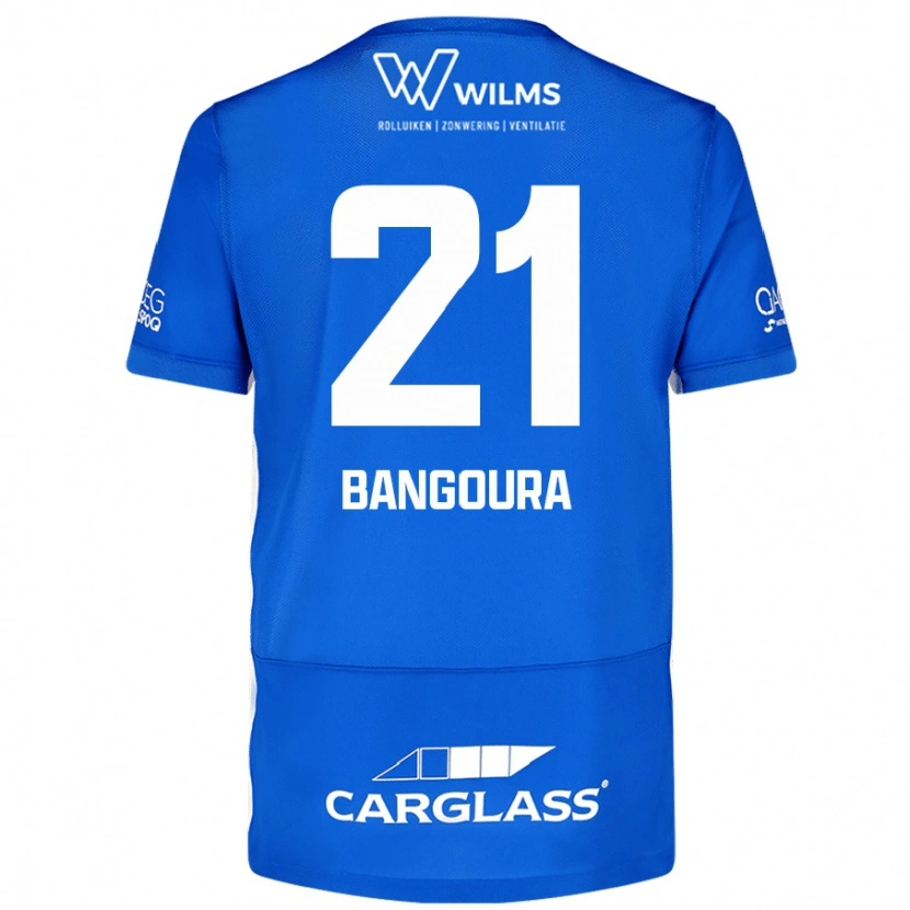 Danxen Mænd Ibrahima Sory Bangoura #21 Blå Hjemmebane Spillertrøjer 2024/25 Trøje T-Shirt