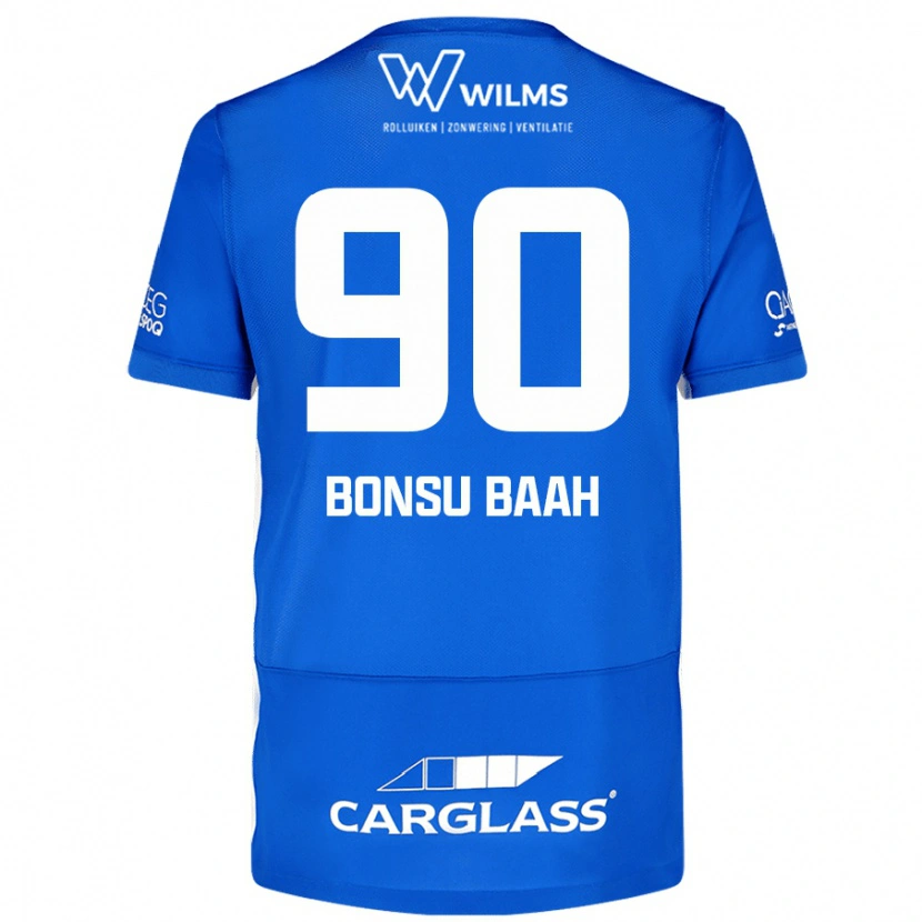 Danxen Mænd Christopher Bonsu Baah #90 Blå Hjemmebane Spillertrøjer 2024/25 Trøje T-Shirt