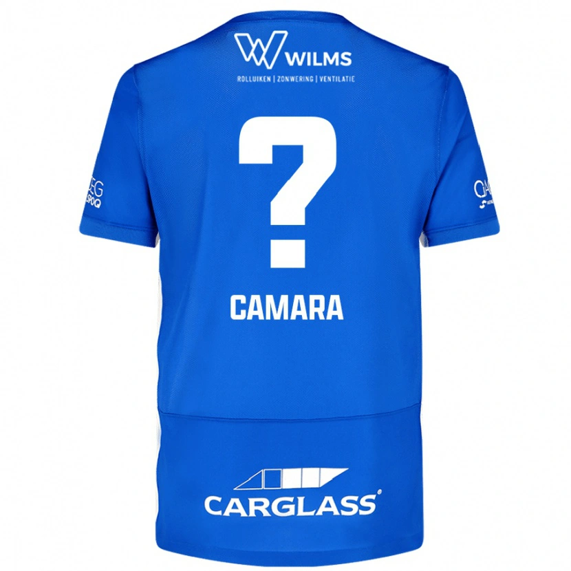 Danxen Mænd Ali Camara #0 Blå Hjemmebane Spillertrøjer 2024/25 Trøje T-Shirt