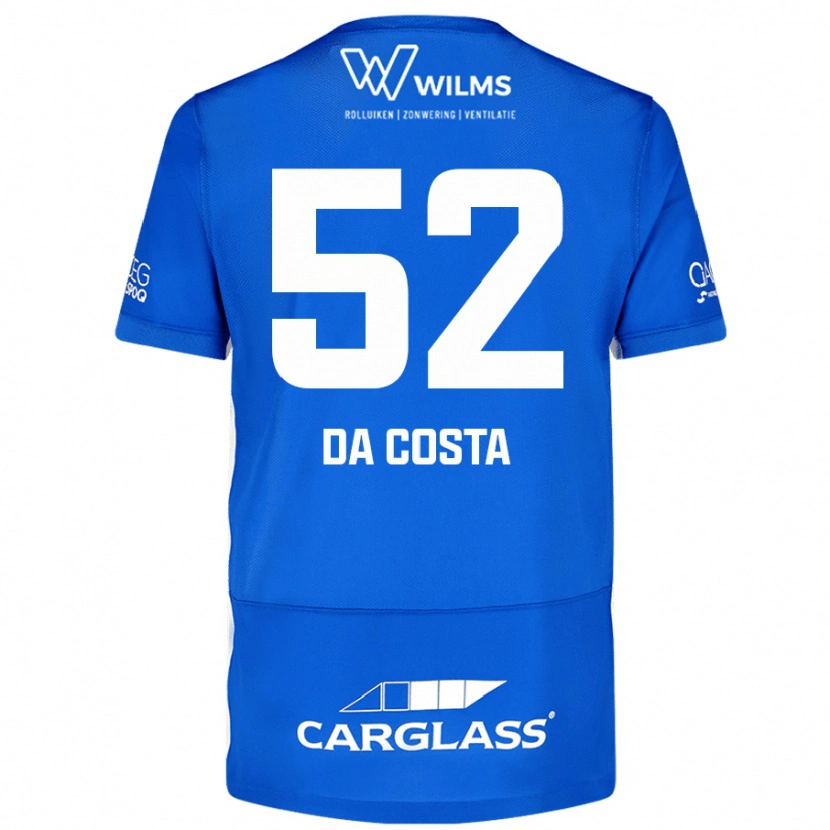 Danxen Mænd Wilson Da Costa #52 Blå Hjemmebane Spillertrøjer 2024/25 Trøje T-Shirt