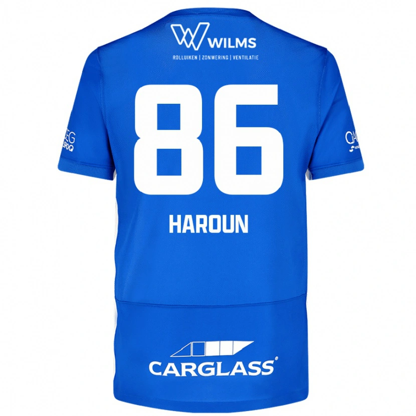 Danxen Mænd Kenan Haroun #86 Blå Hjemmebane Spillertrøjer 2024/25 Trøje T-Shirt