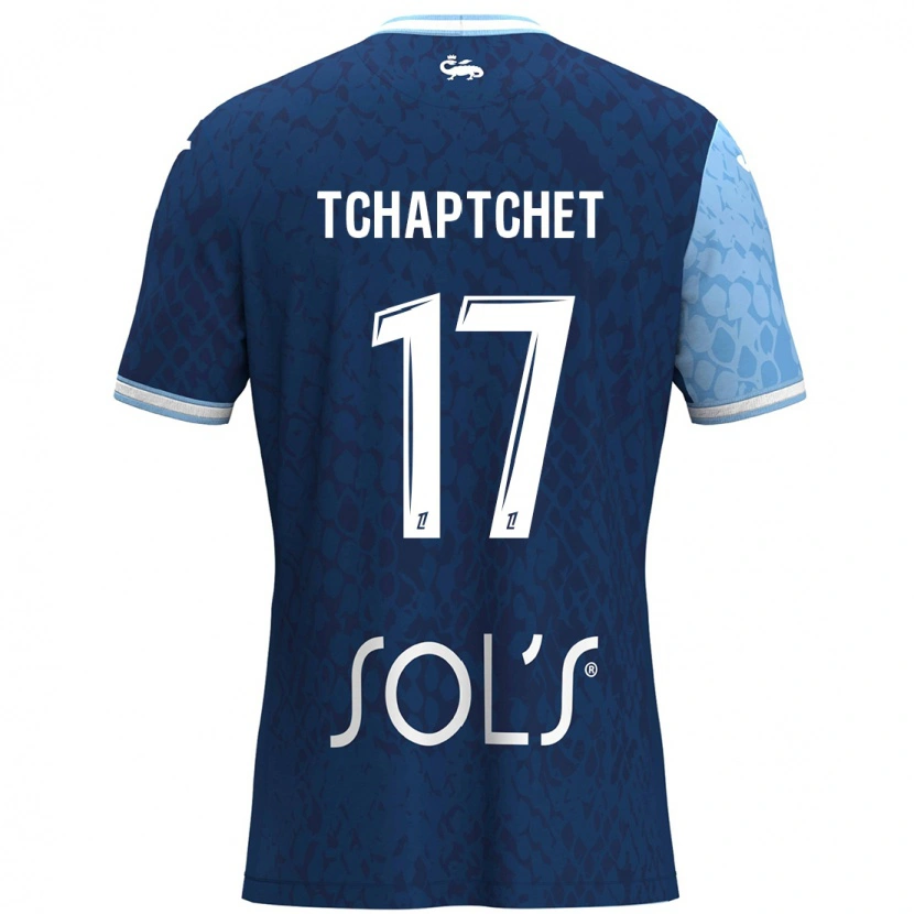 Danxen Mænd Chanel Tchaptchet #17 Himmelblå Mørkeblå Hjemmebane Spillertrøjer 2024/25 Trøje T-Shirt