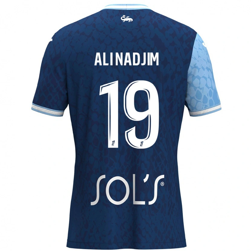 Danxen Mænd Nadjma Ali Nadjim #19 Himmelblå Mørkeblå Hjemmebane Spillertrøjer 2024/25 Trøje T-Shirt
