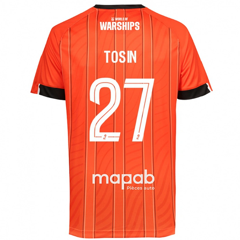 Danxen Mænd Aiyegun Tosin #27 Orange Hjemmebane Spillertrøjer 2024/25 Trøje T-Shirt