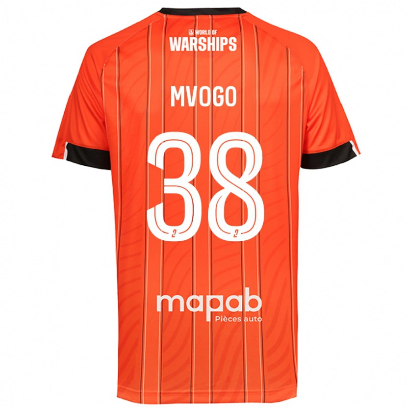Danxen Mænd Yvon Mvogo #38 Orange Hjemmebane Spillertrøjer 2024/25 Trøje T-Shirt