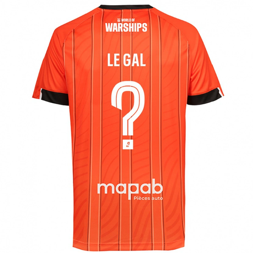Danxen Mænd Noah Le Gal #0 Orange Hjemmebane Spillertrøjer 2024/25 Trøje T-Shirt