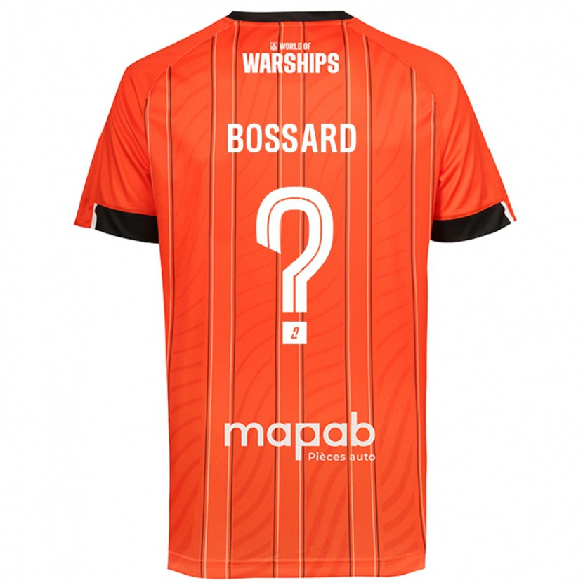 Danxen Mænd Léo Bossard #0 Orange Hjemmebane Spillertrøjer 2024/25 Trøje T-Shirt