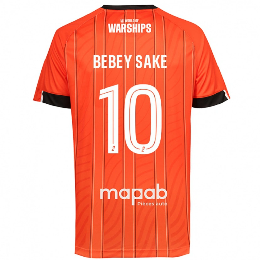 Danxen Mænd Mattéo Bebey Sake #10 Orange Hjemmebane Spillertrøjer 2024/25 Trøje T-Shirt