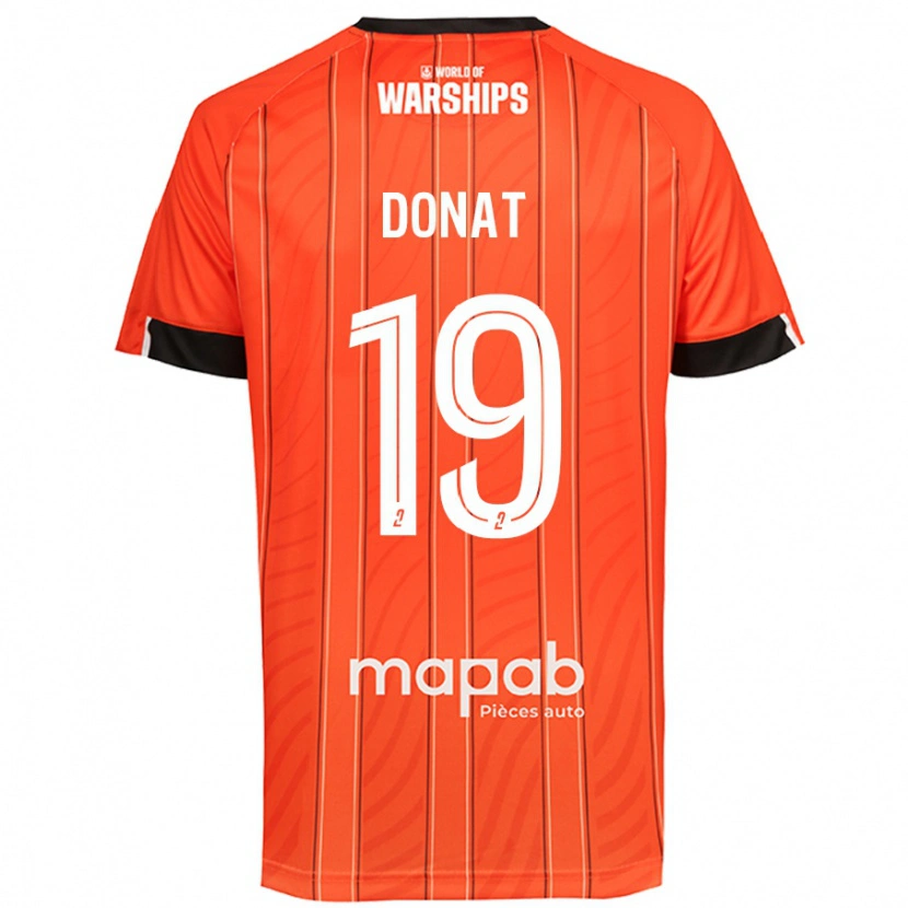 Danxen Mænd Noa Donat #19 Orange Hjemmebane Spillertrøjer 2024/25 Trøje T-Shirt