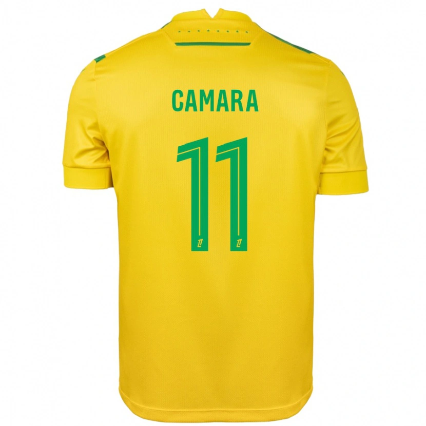 Danxen Mænd Aboubacar Camara #11 Gul Grøn Hjemmebane Spillertrøjer 2024/25 Trøje T-Shirt