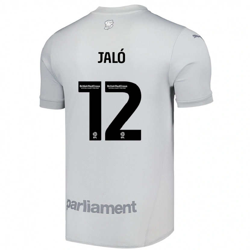 Danxen Mænd Fábio Jaló #12 Sølvgrå Udebane Spillertrøjer 2024/25 Trøje T-Shirt