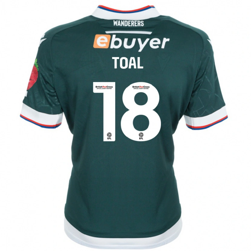 Danxen Mænd Eoin Toal #18 Mørkegrøn Udebane Spillertrøjer 2024/25 Trøje T-Shirt