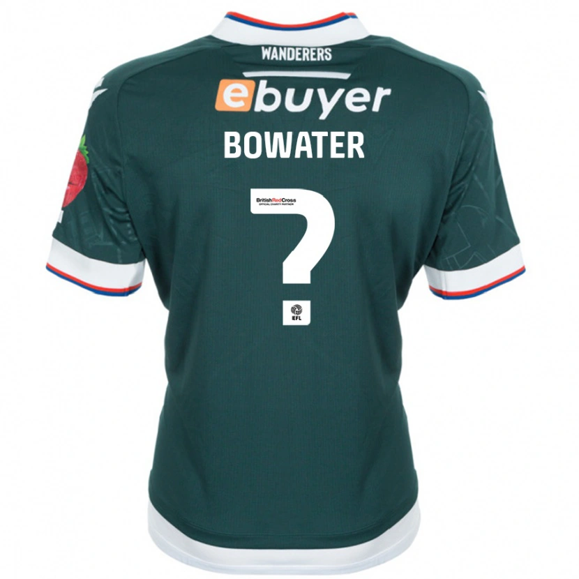 Danxen Mænd Madison Bowater #0 Mørkegrøn Udebane Spillertrøjer 2024/25 Trøje T-Shirt