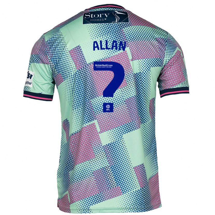 Danxen Mænd Jake Allan #0 Grøn Udebane Spillertrøjer 2024/25 Trøje T-Shirt