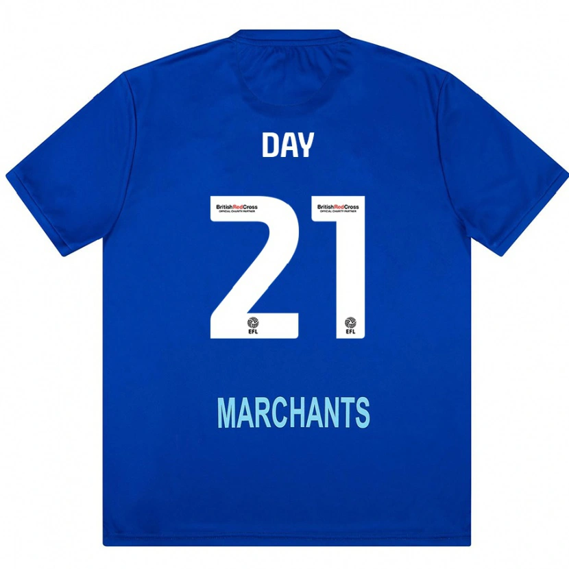 Danxen Mænd Joe Day #21 Grøn Udebane Spillertrøjer 2024/25 Trøje T-Shirt