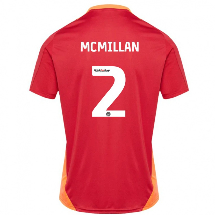 Danxen Mænd Jack Mcmillan #2 Blå Off White Udebane Spillertrøjer 2024/25 Trøje T-Shirt