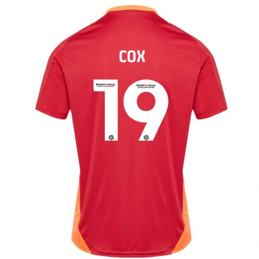 Danxen Mænd Sonny Cox #19 Blå Off White Udebane Spillertrøjer 2024/25 Trøje T-Shirt