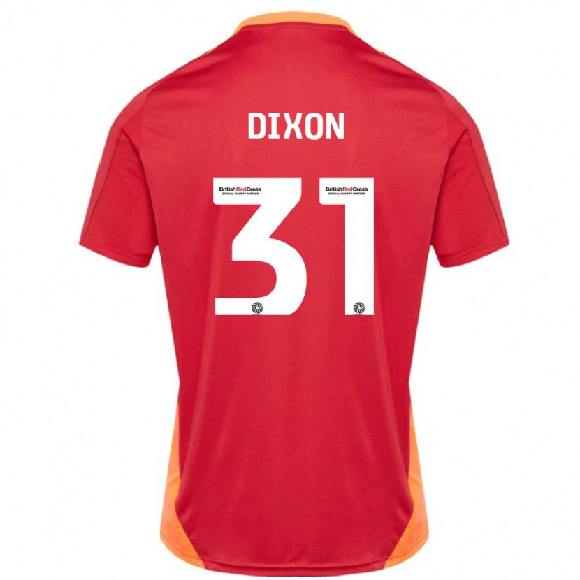 Danxen Mænd Ellen Dixon #31 Blå Off White Udebane Spillertrøjer 2024/25 Trøje T-Shirt