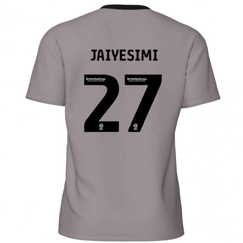 Danxen Mænd Diallang Jaiyesimi #27 Grå Udebane Spillertrøjer 2024/25 Trøje T-Shirt