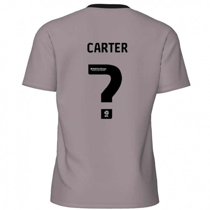 Danxen Mænd Dan Carter #0 Grå Udebane Spillertrøjer 2024/25 Trøje T-Shirt