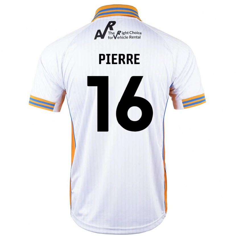Danxen Mænd Aaron Pierre #16 Hvid Udebane Spillertrøjer 2024/25 Trøje T-Shirt