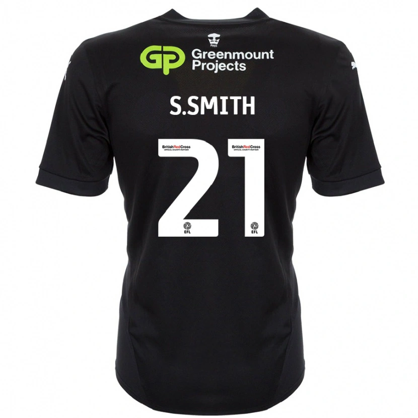 Danxen Mænd Scott Smith #21 Sort Udebane Spillertrøjer 2024/25 Trøje T-Shirt