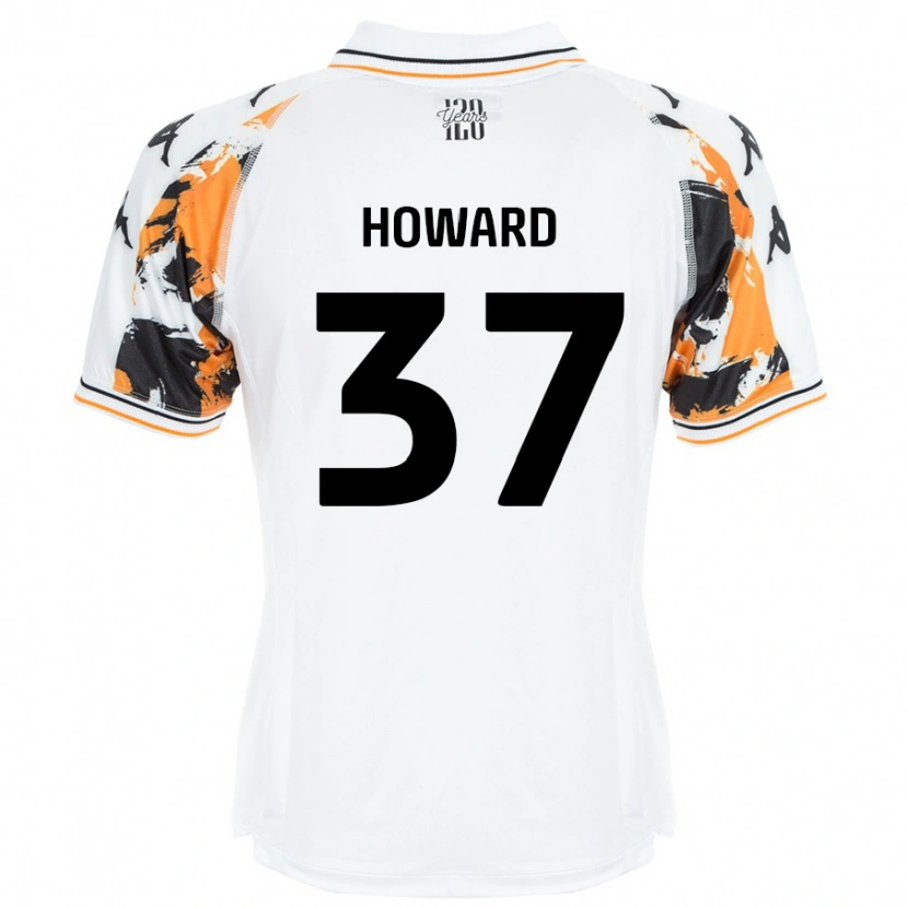 Danxen Mænd Scarlet Howard #37 Hvid Udebane Spillertrøjer 2024/25 Trøje T-Shirt