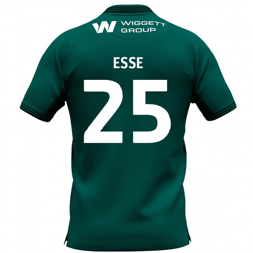 Danxen Mænd Romain Esse #25 Grøn Udebane Spillertrøjer 2024/25 Trøje T-Shirt