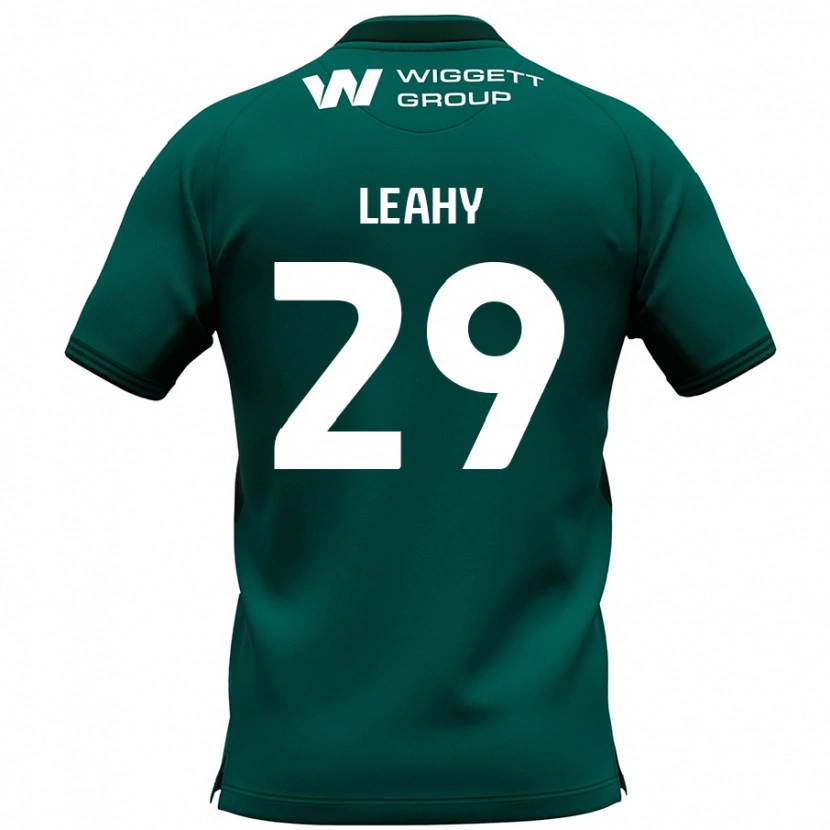 Danxen Mænd Tom Leahy #29 Grøn Udebane Spillertrøjer 2024/25 Trøje T-Shirt
