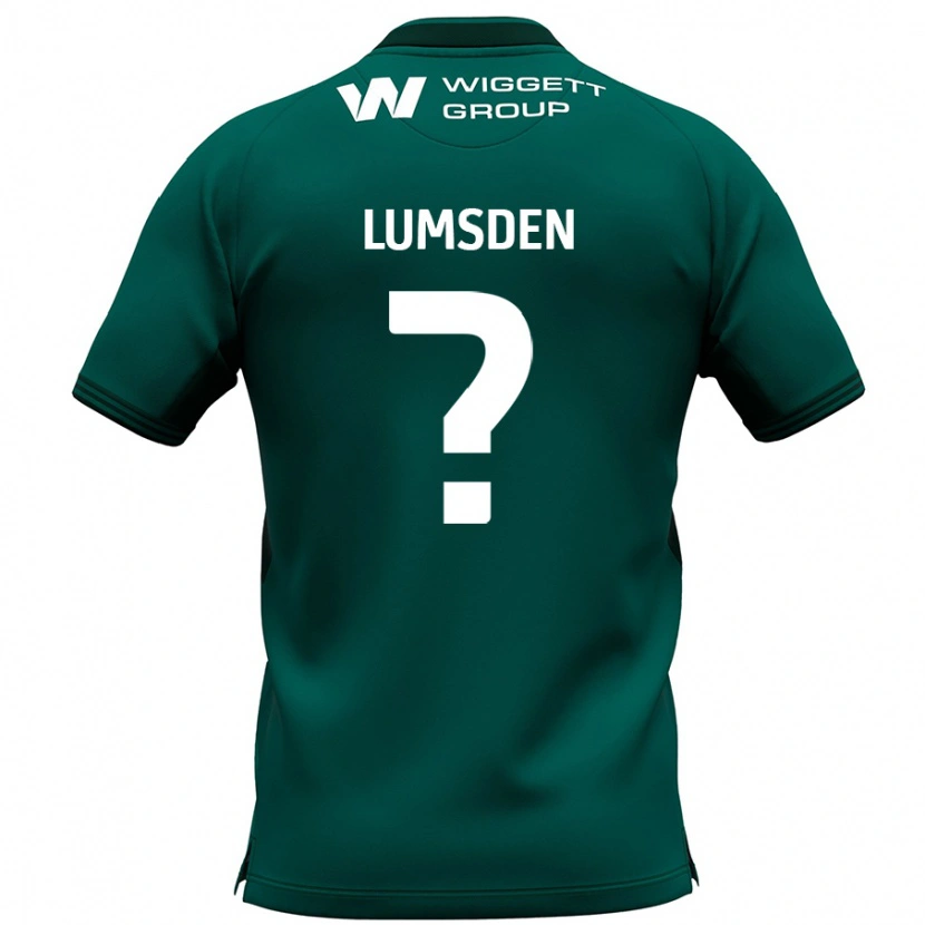 Danxen Mænd Beth Lumsden #0 Grøn Udebane Spillertrøjer 2024/25 Trøje T-Shirt