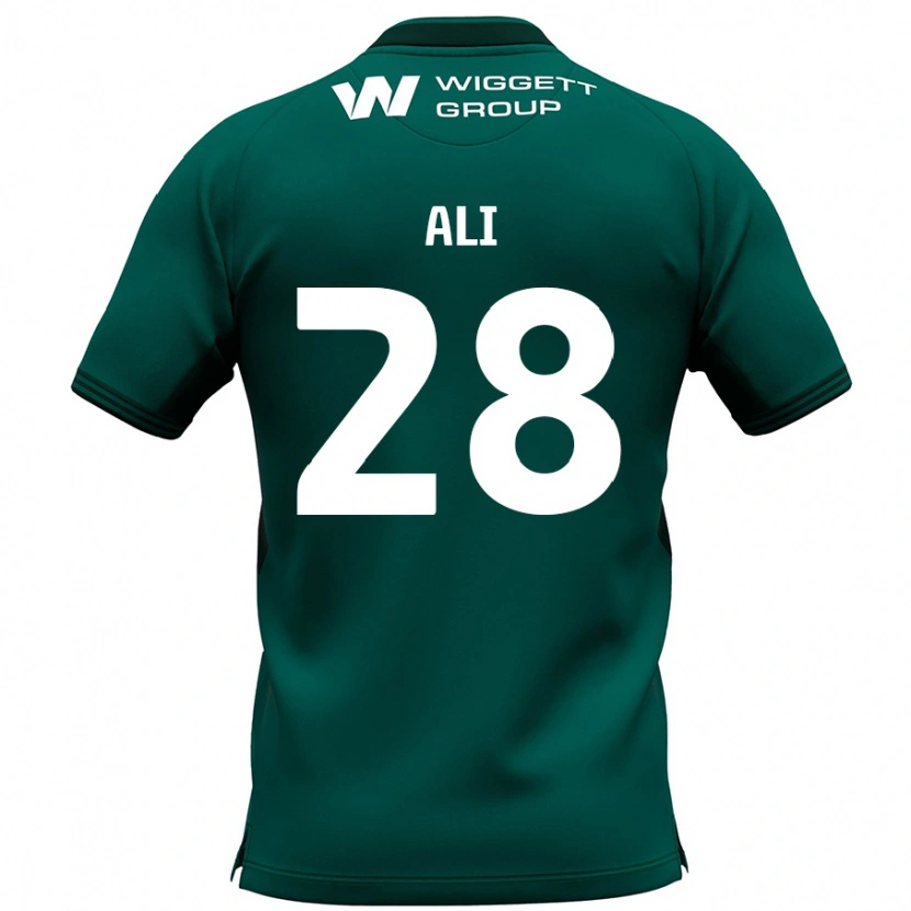 Danxen Mænd Francesca Ali #28 Grøn Udebane Spillertrøjer 2024/25 Trøje T-Shirt