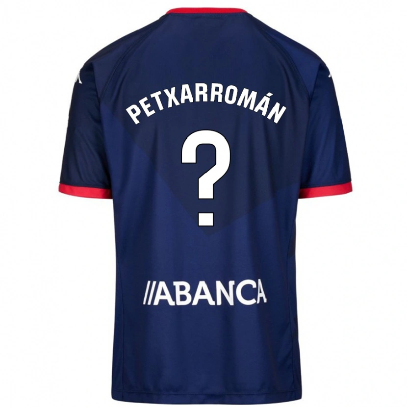 Danxen Mænd Álex Petxa #6 Marineblå Udebane Spillertrøjer 2024/25 Trøje T-Shirt