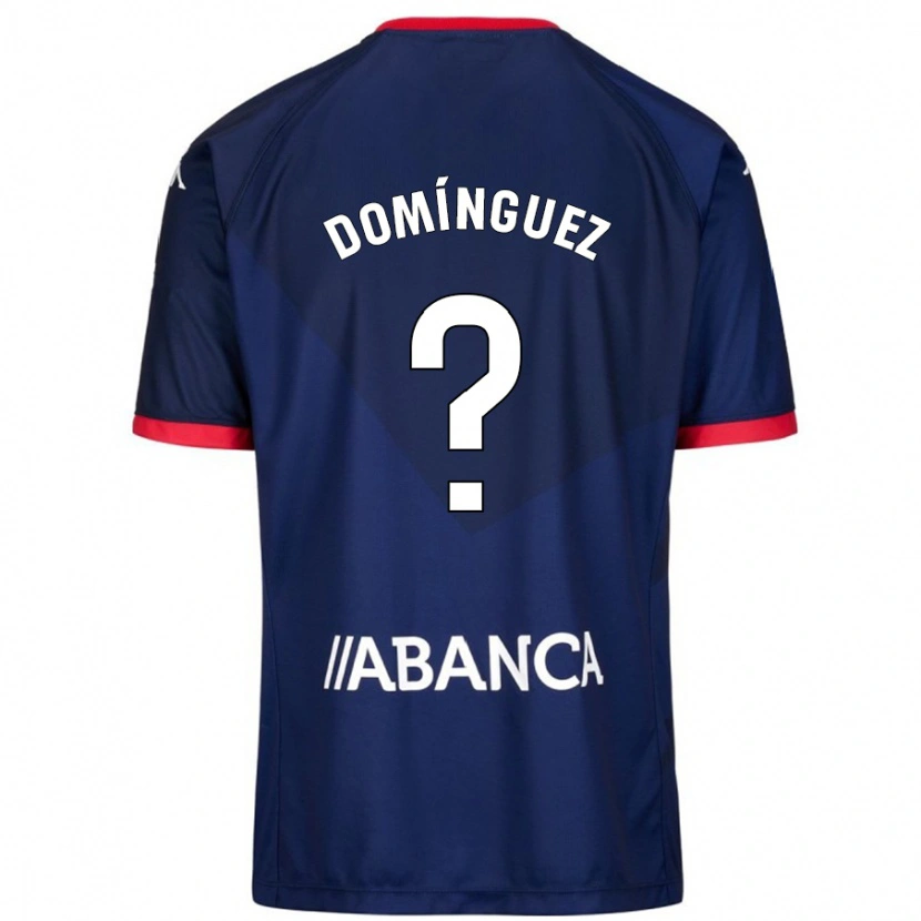 Danxen Mænd David Domínguez #0 Marineblå Udebane Spillertrøjer 2024/25 Trøje T-Shirt