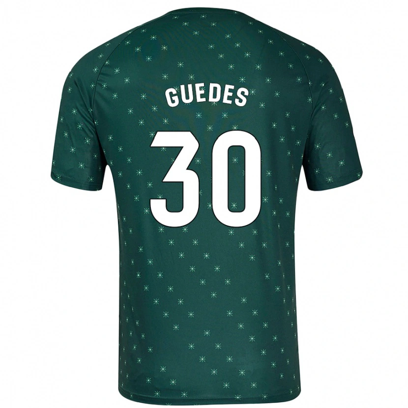 Danxen Mænd Gui Guedes #30 Mørkegrøn Udebane Spillertrøjer 2024/25 Trøje T-Shirt