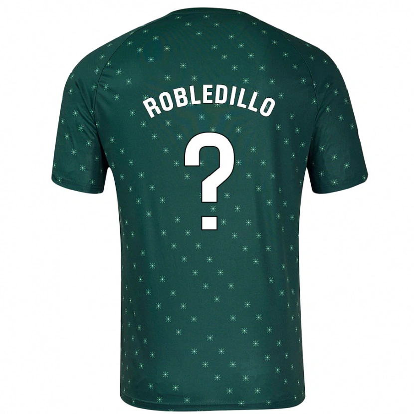 Danxen Mænd Pedro Robledillo #0 Mørkegrøn Udebane Spillertrøjer 2024/25 Trøje T-Shirt