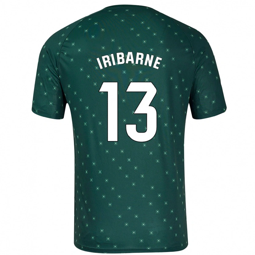 Danxen Mænd Bruno Iribarne #13 Mørkegrøn Udebane Spillertrøjer 2024/25 Trøje T-Shirt
