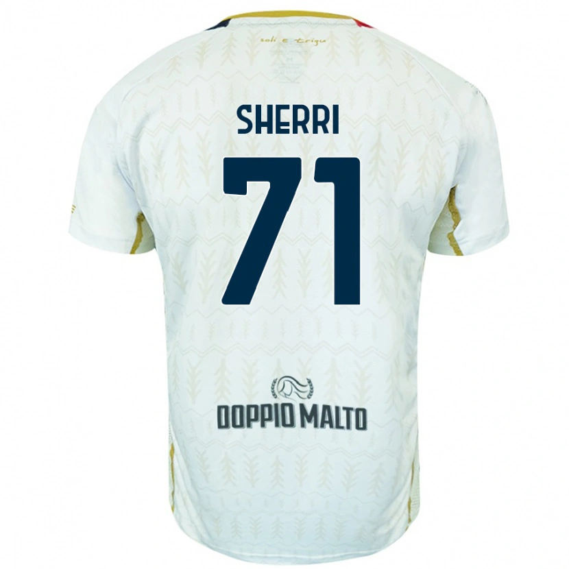 Danxen Mænd Alen Sherri #71 Hvid Udebane Spillertrøjer 2024/25 Trøje T-Shirt
