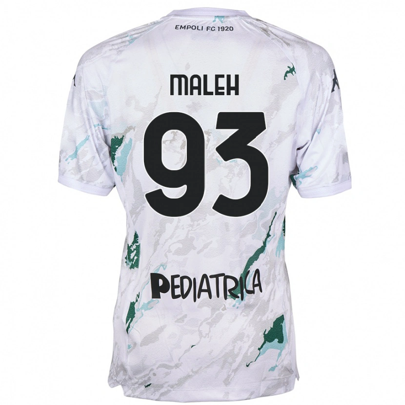 Danxen Mænd Youssef Maleh #93 Grå Udebane Spillertrøjer 2024/25 Trøje T-Shirt