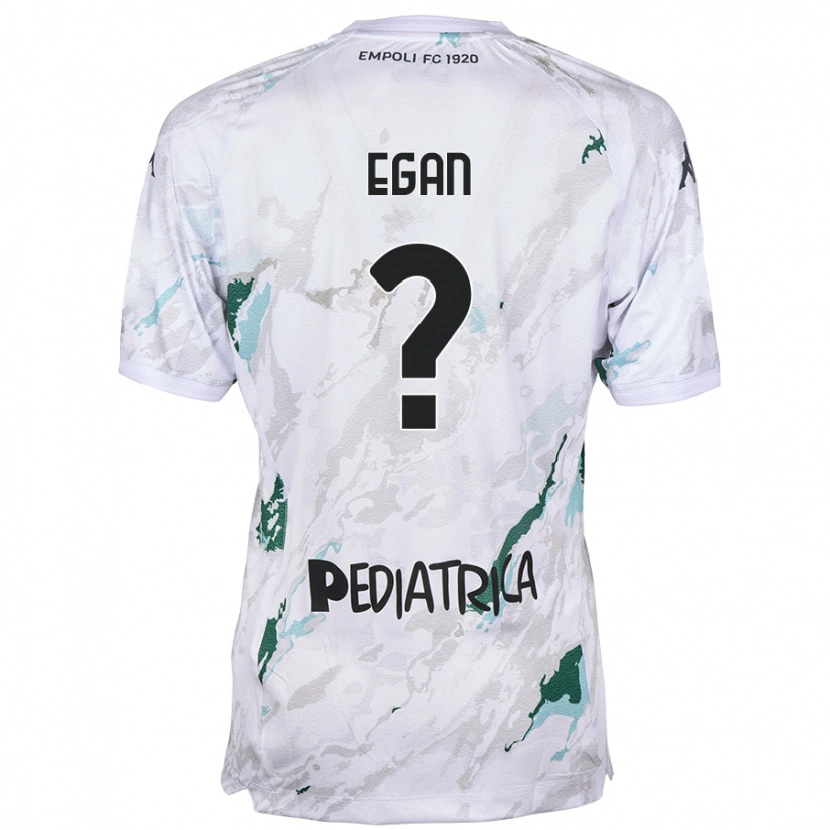 Danxen Mænd Matteo Egan #0 Grå Udebane Spillertrøjer 2024/25 Trøje T-Shirt