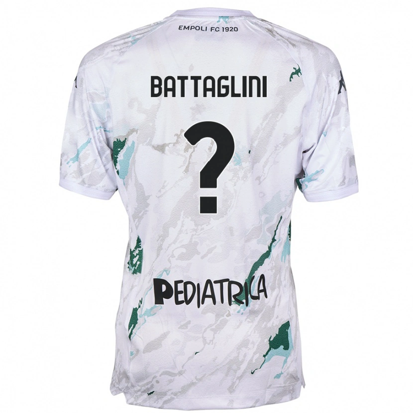 Danxen Mænd Pietro Battaglini #0 Grå Udebane Spillertrøjer 2024/25 Trøje T-Shirt